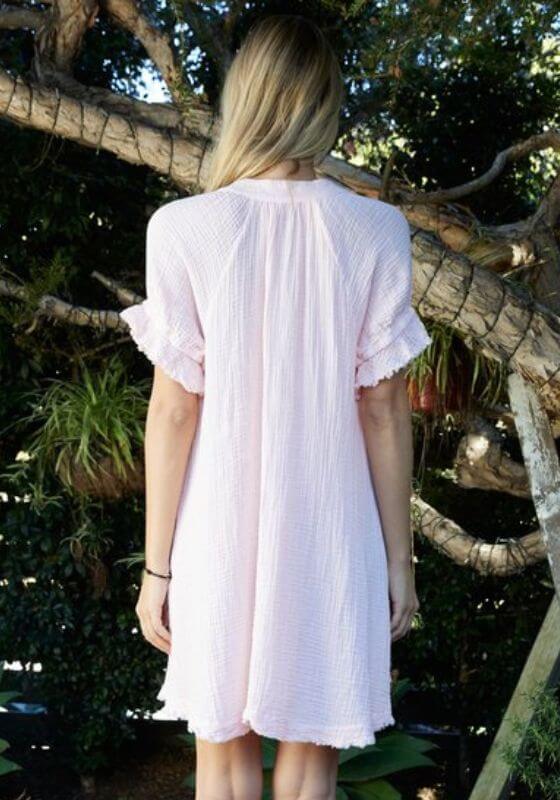 Antibes Beach Dress Blush