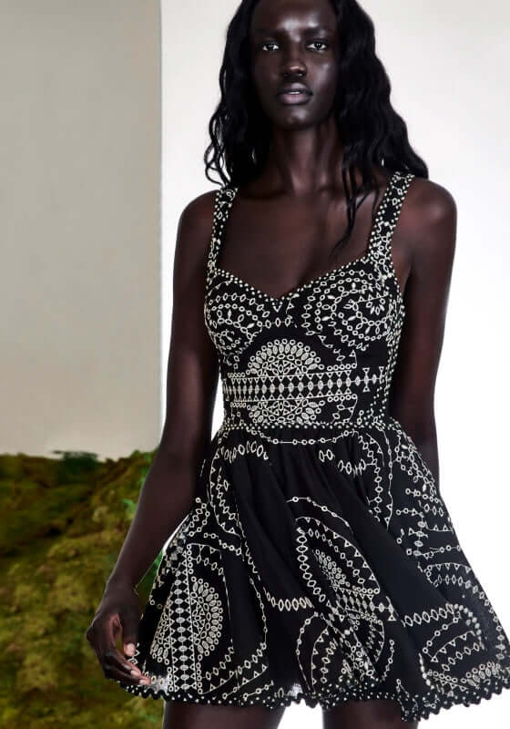 Charo Ruiz | Birdie Dress Black Nelum - Beach Cafe Charo Ruiz | Birdie Dress Black Nelum - Beach Cafe