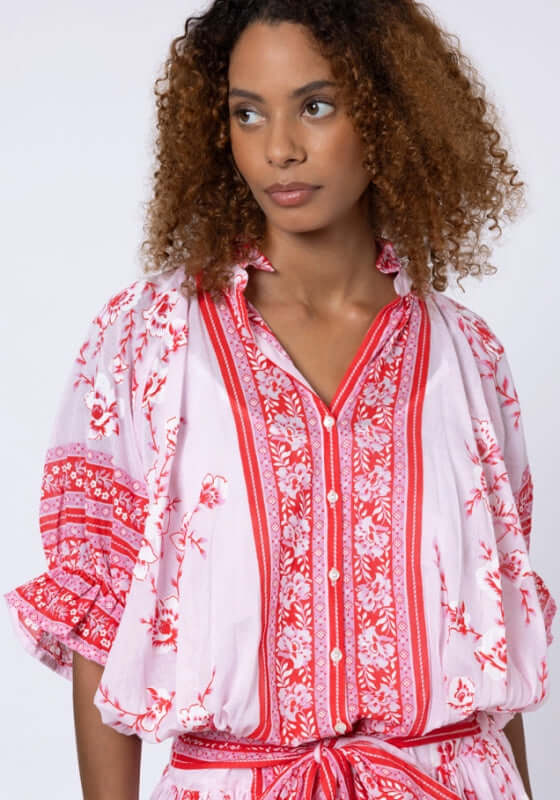 Cherry Blossom Blouson Dress