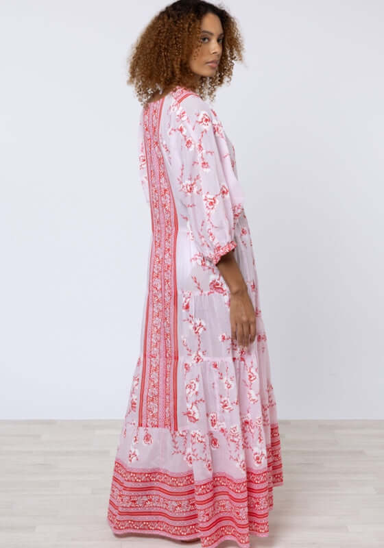 Cherry Blossom Loose Maxi Dress