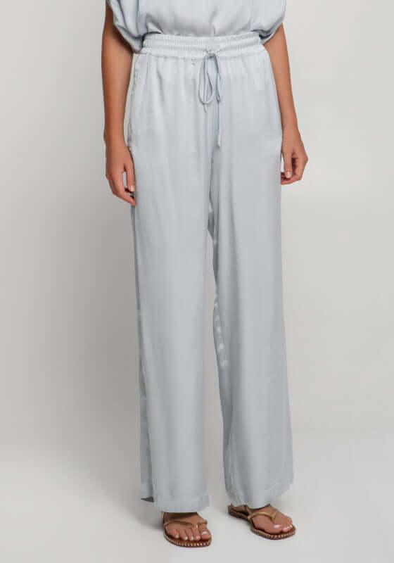Roots Silky Trouser Silver