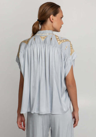 Roots Sleeveless Top Grey