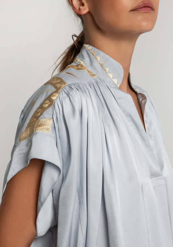 Roots Sleeveless Top Grey