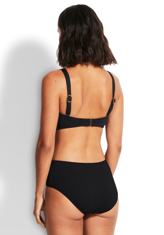 Seadive Wide Side Retro Bottom Black