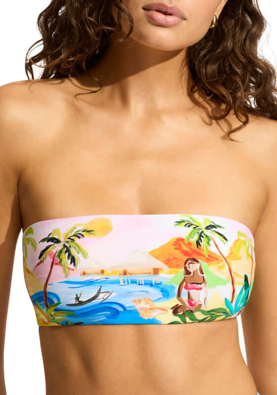 South Pacific Bandeau Bikini Top