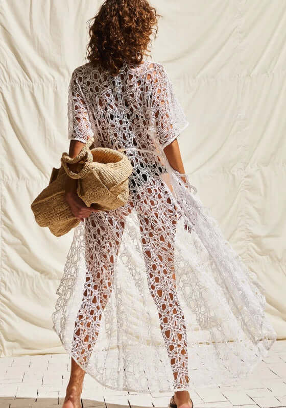 Eyelet Arie Long Cover Up