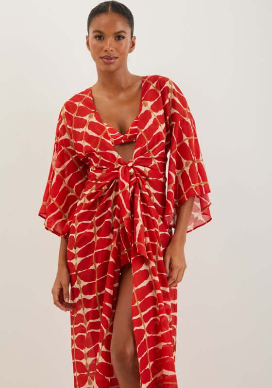 Perola Long Kaftan Agni
