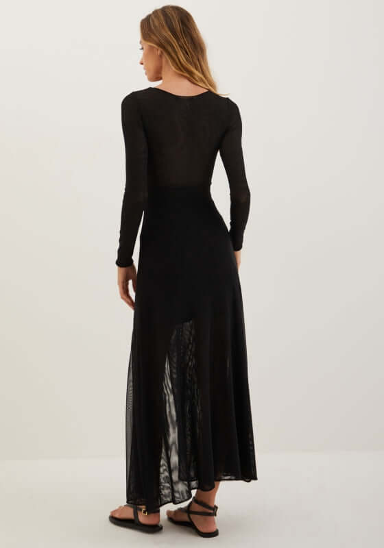Yarin Long Dress Black