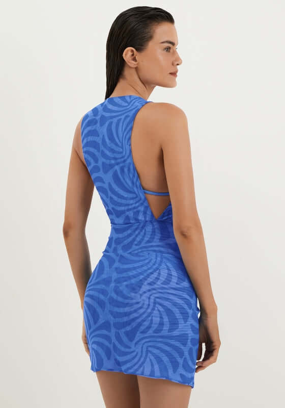 Mila Short Cover Up Neptune