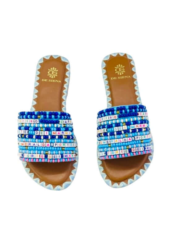 De Siena| Italia Beaded Sandals
