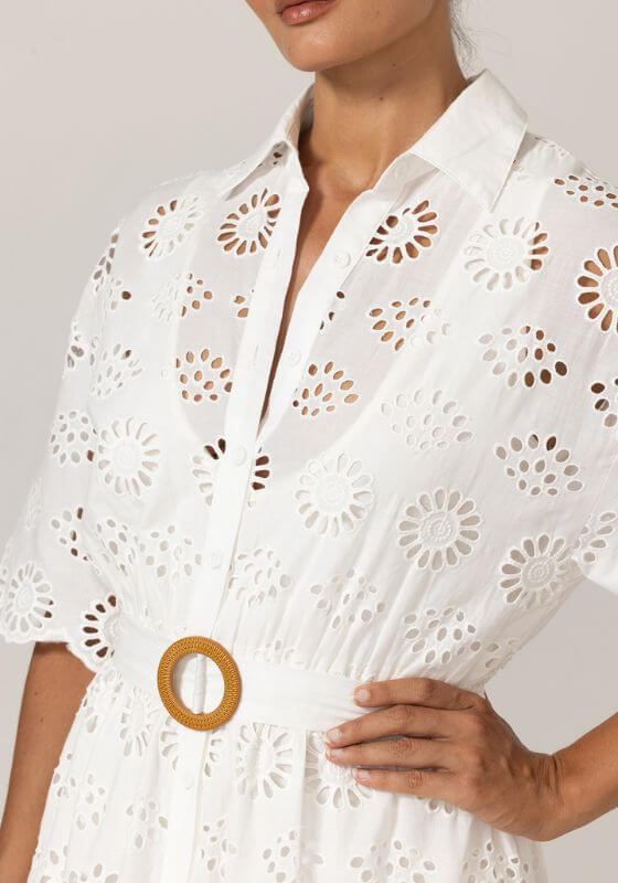 Gardenia Dress White