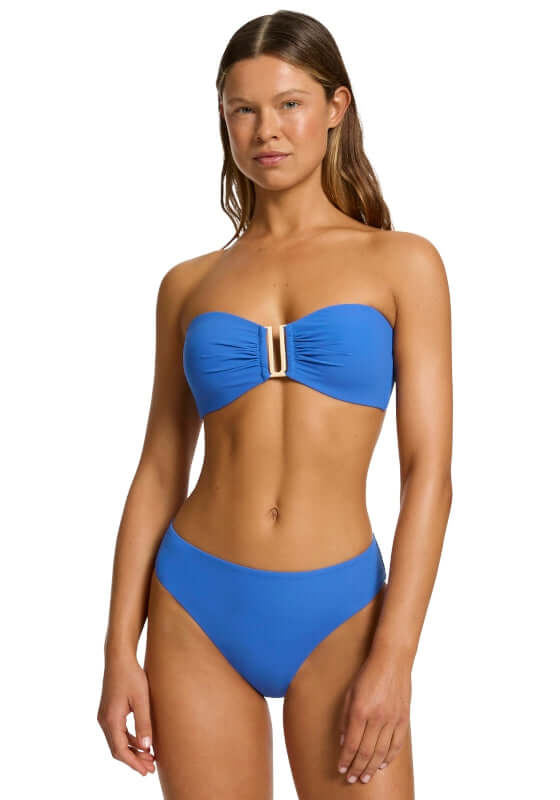 Jetset Bandeau Bikini Top Tide