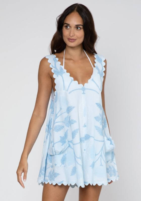 Juliet Dunn Bellflower Low Back Dress