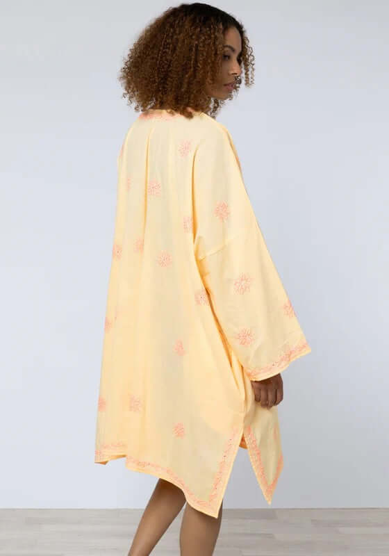 Embroidered Kaftan Melon