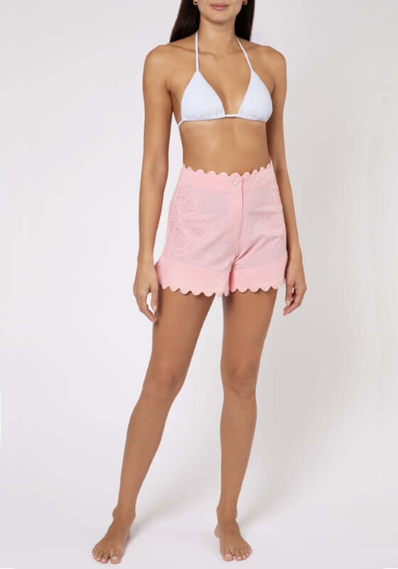 Ric Rac Shorts Flamingo