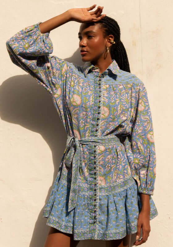 Lorena Dress Blue