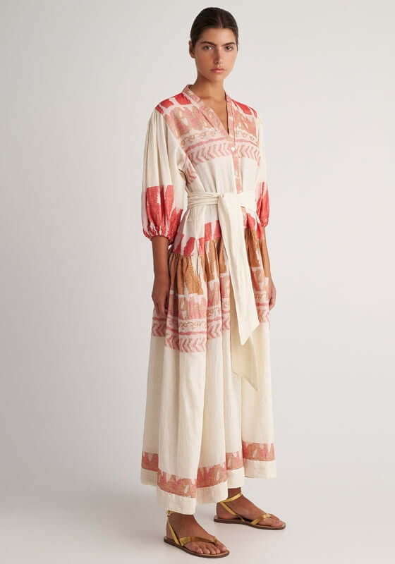 Scorpios Belted Maxi Dress