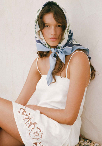 Holiday Mini Dress Gardenia