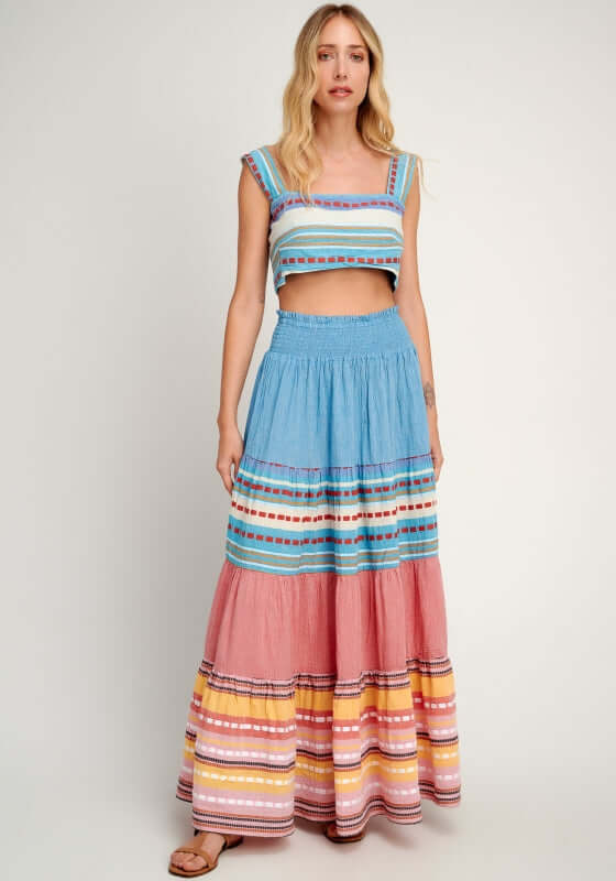 pearl and caviar maxi beach skirt