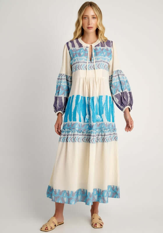 pearl and caviar scorpios maxi dress