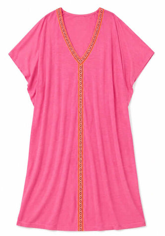 Pima Mini Abaya Kaftan Pink