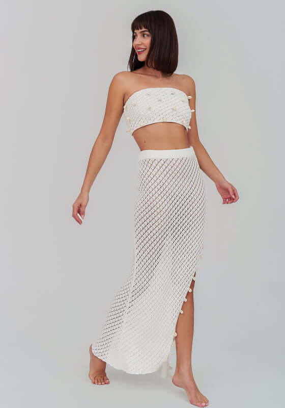 Puka Shell Crochet Top