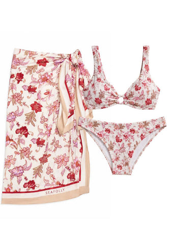 Summer Chintz Ring Front Bikini