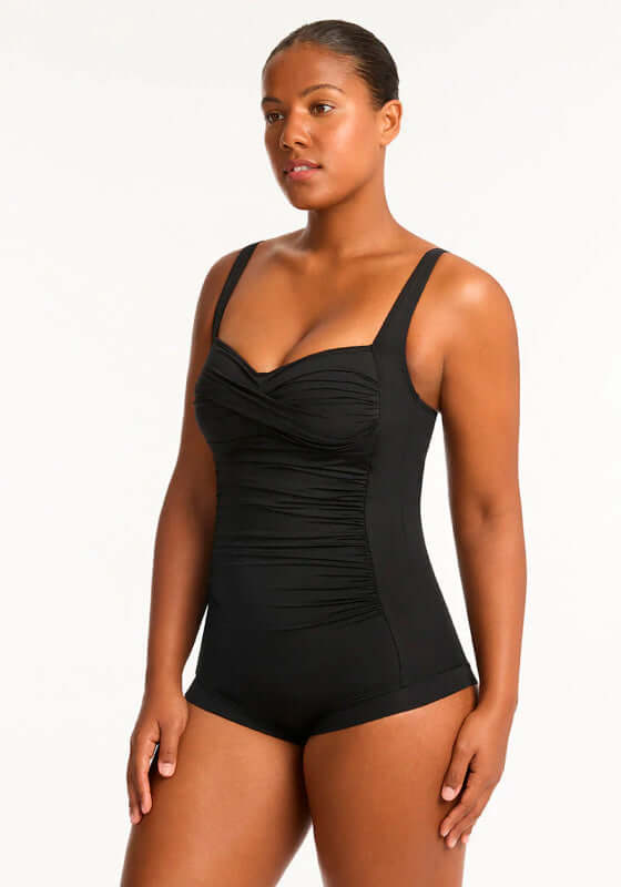Essentials Boyleg Swimsuit