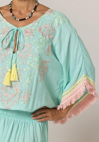 Sejla Kaftan Aqua