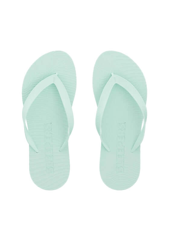 Wide Strap Flip Flops Mint