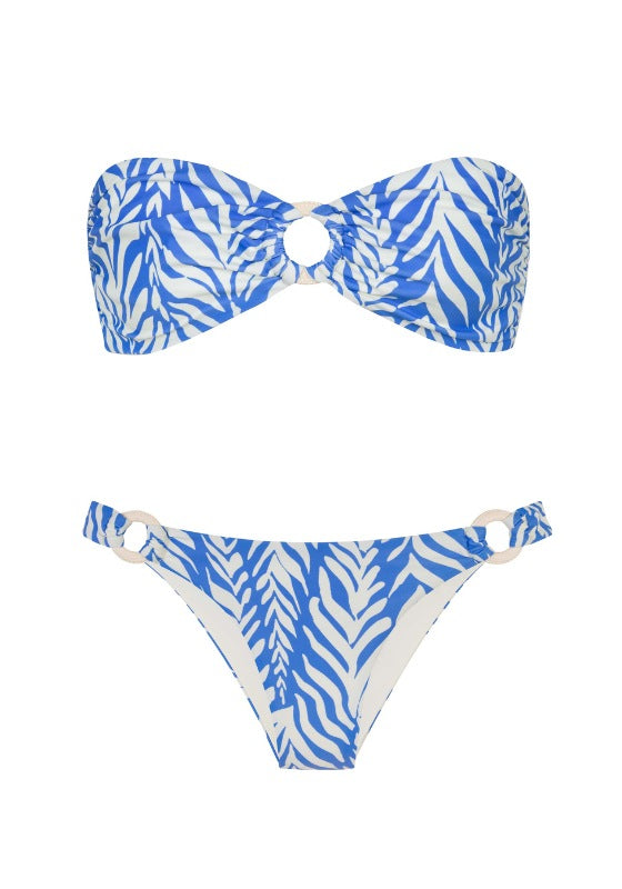 Kate Bandeau Bikini Blue Bay Waves