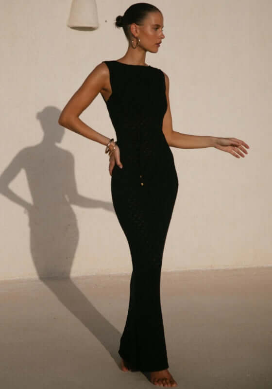 seychelle crochet dress Antique Gold Crochet knit Dress Seychelles OutDazl