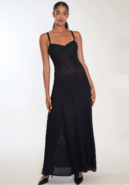 スイーツパラダイスbibiy IRENE ONE PIECE BLACK Charo-Ruiz-Devi-Maxi-Dress-