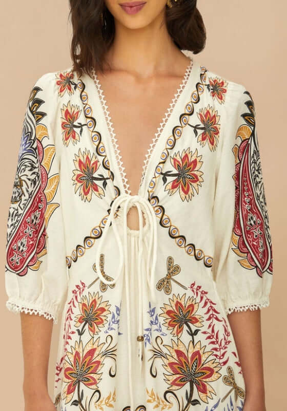 Farm Rio | Boho Glam Maxi dress - Beach Cafe Farm Rio | Boho Glam Maxi dress - Beach Cafe