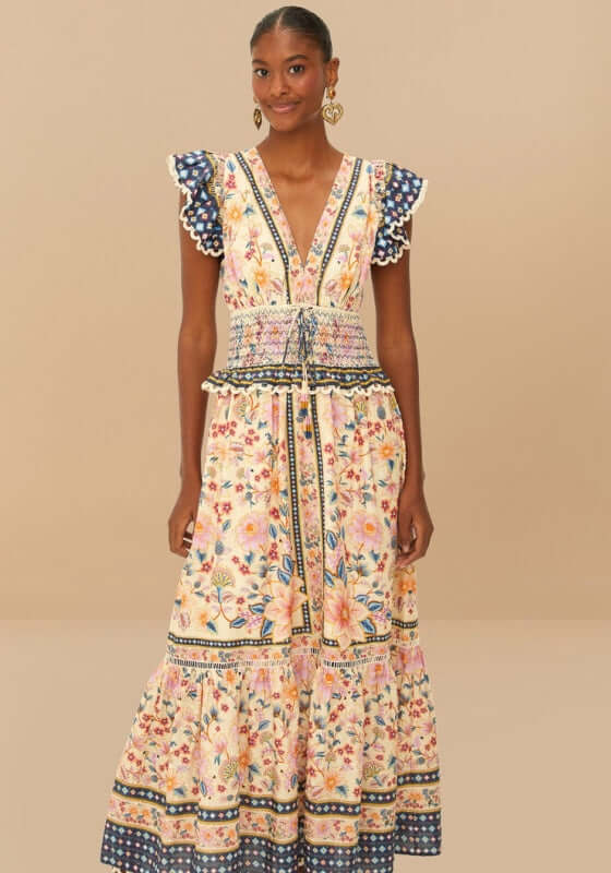 farm rio marilla maxi dress Farm Rio Marilla Floral Maxi Dress | Spring Dresses