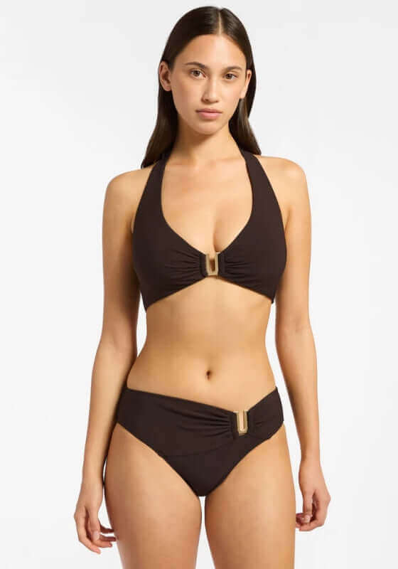 jetset dd halter bikini brown, jets