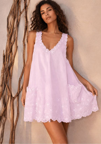 juliet dunn, low back dress pink