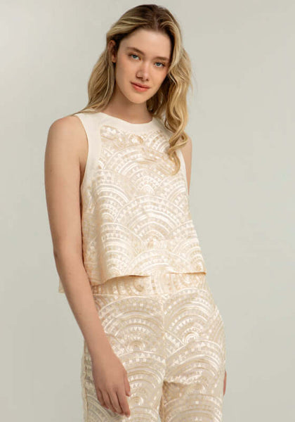 Greek Archaic Kori | Triangle Sleeveless Top – - Beach Cafe