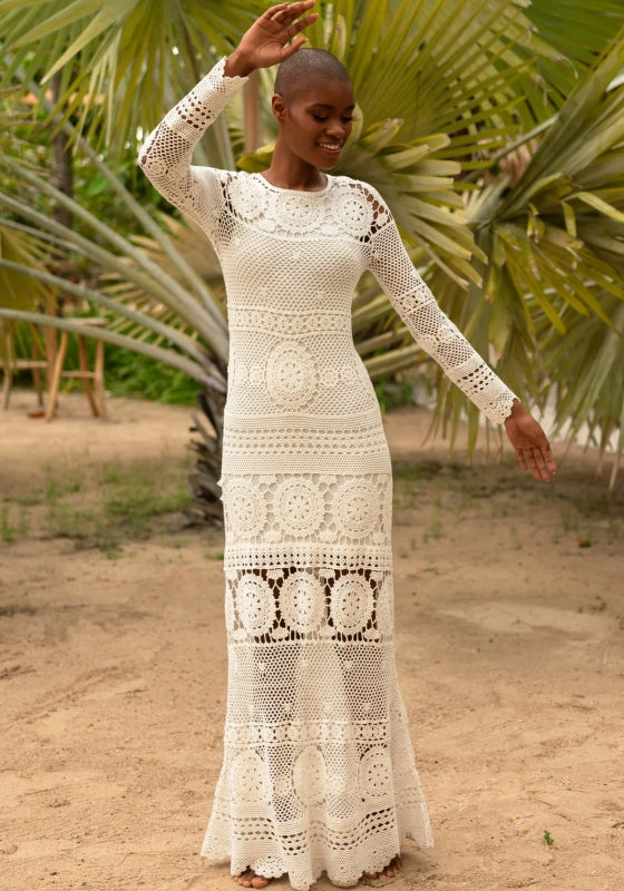 birkin crochet dress The Story Behind Jane Birkin's Crochet Gala Dress Which She Famously Wore Backwards