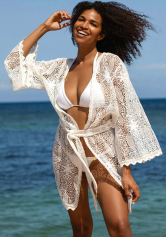 St Tropez Lace Kimono