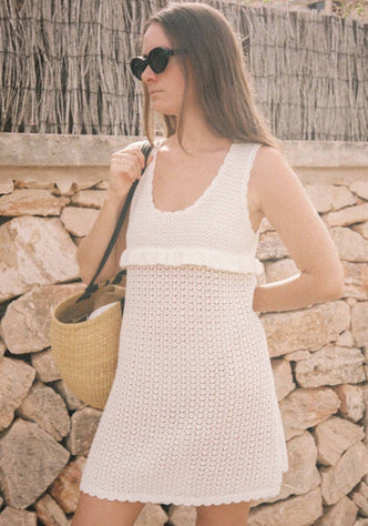 Pointelle Amelia Mini Dress