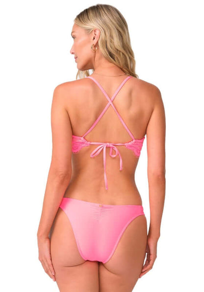 Tulip Lace Fanned Bikini Bottoms