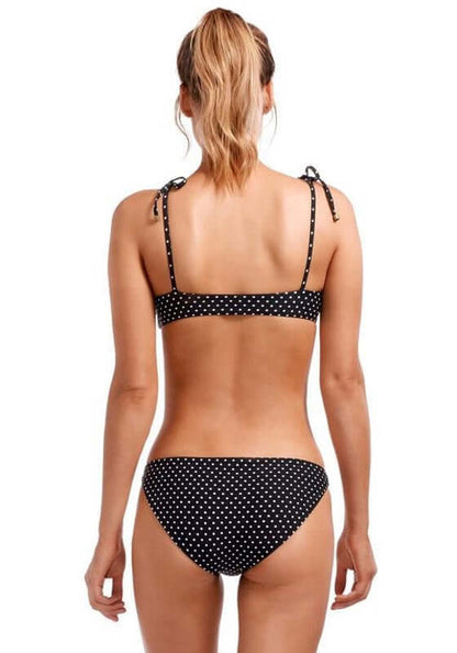 Polka Dot Black and White Bralette