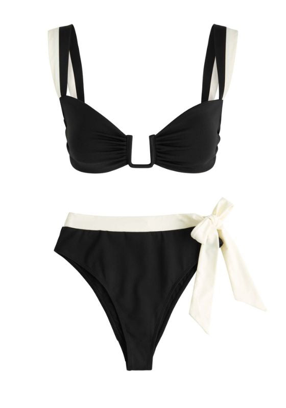 Cannes Bikini Black/Ivory