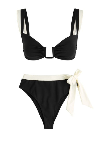 Cannes Bikini Black/Ivory