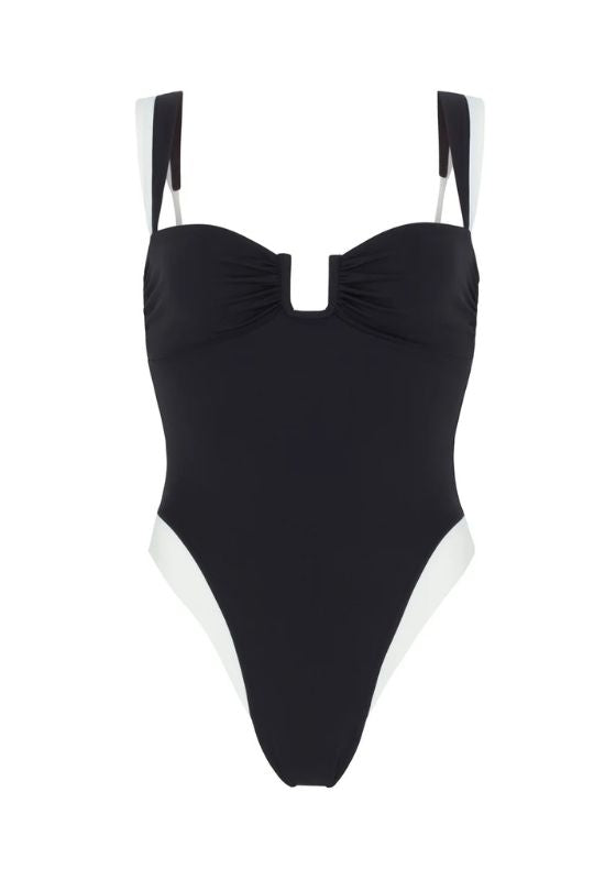 Cannes Swimsuit Black/White