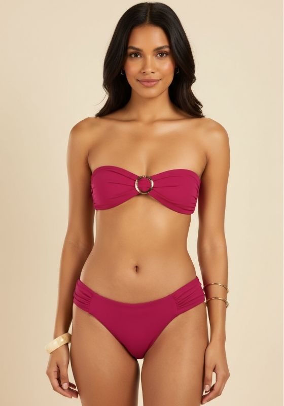 Cannes Bikini Bottom Raspberry