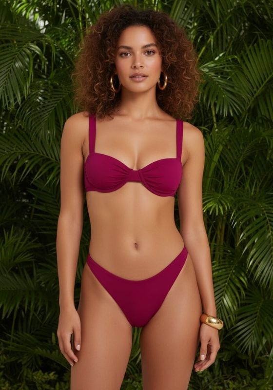 Isla Del Sol Bikini Burgundy