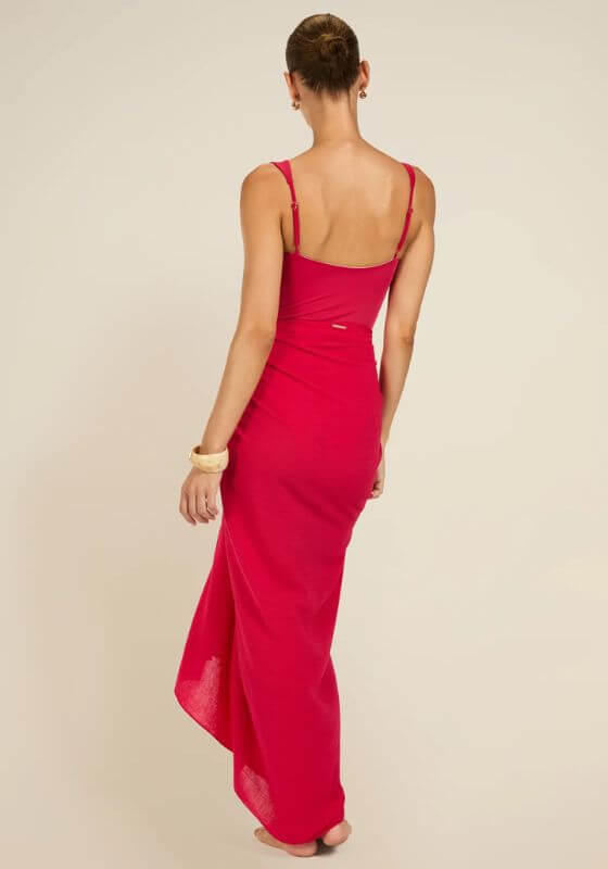 Paros Sarong Raspberry