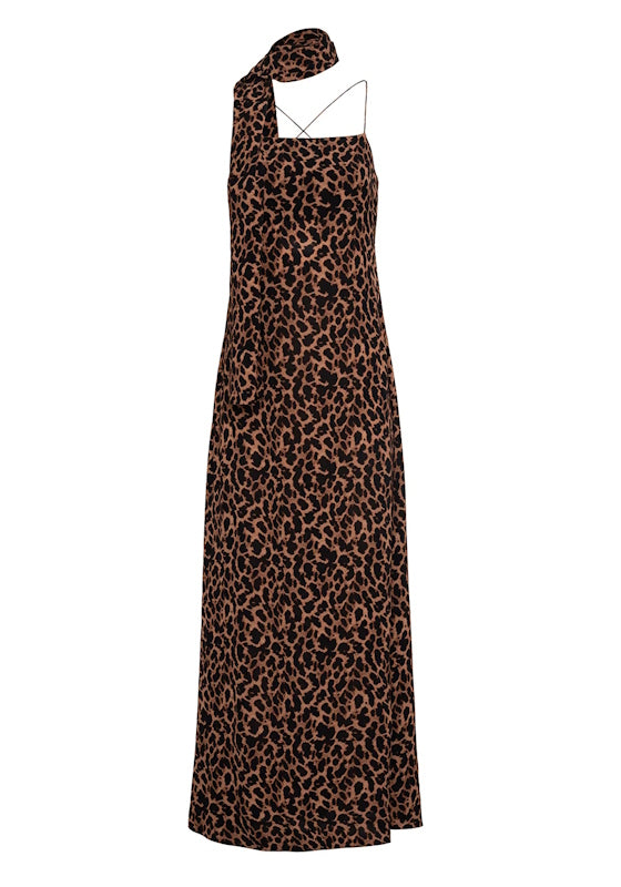 St Tropez Dress Leopard